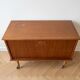 Meuble bar scandinave vintage en teck