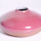 Decorative vase signed terracotta vintage design