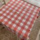 Tablecloth and its 8 monogrammed Scottish napkins GB - 150x140 - cotton