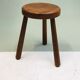 Suite de quatre tabourets bas de berger