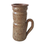 Vintage Speckled Stoneware Pitcher