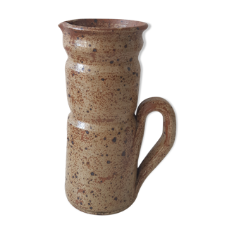 Vintage speckled sandstone pitcher