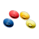 Air France : Old ashtrays / pocket drains / advertising cups in porcelain 1950's