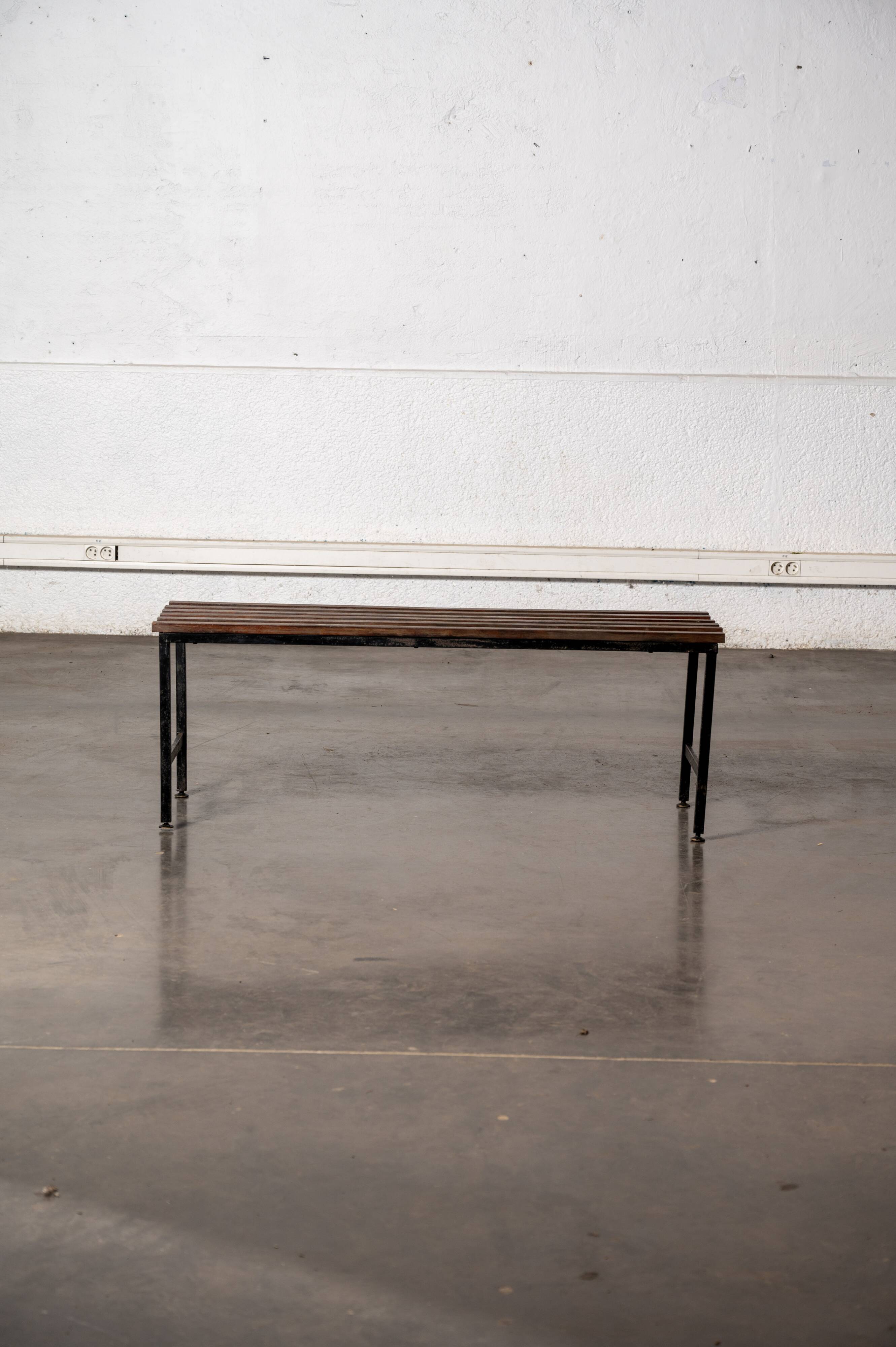 Banc italien à lattes