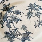 4 assiettes terre de fer Clairefontaine, modèle Righi