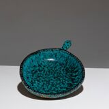 Speckled earthenware pan, accolay, 1960s