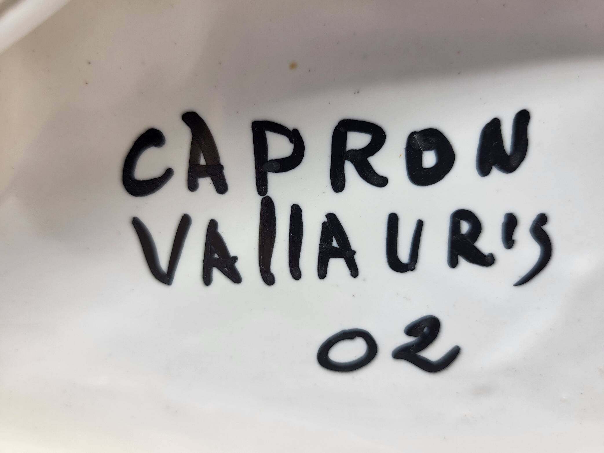 Colossal Roger Capron ceramic cup from the French Riviera, 1950s