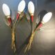 Pair of muguet sconces by Lunel 1950s