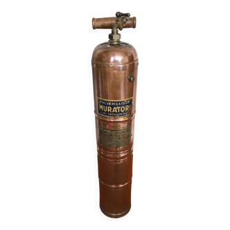 Old High Pressure Sprayer MURATORI Copper & Brass Vintage