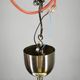 1930s Bauhaus Chrome and Glass Pendant Light from Czechoslovakia