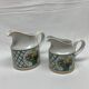 Lot 2 milk jars villeroy & boch basket