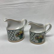 Lot 2 pots à lait villeroy & boch basket