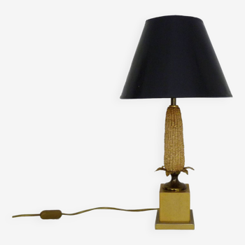 Corn cob lamp in the style of Maison Charles. 70s