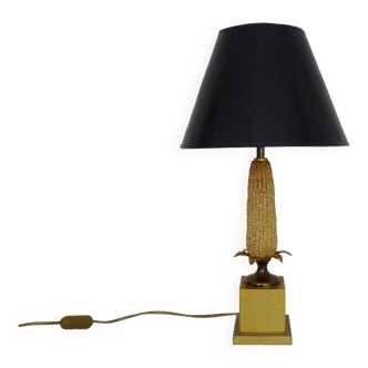 Lampe épi de maïs dans le style de la Maison Charles. Années 70