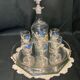 Art Nouveau enamelled glass liqueur service, early 20th century