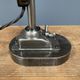 Polished Kaiser idell model 6726 workshop table lamp from the 1930s