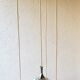 opaline and chrome metal chandelier 70