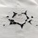 Antique linen sheet with embroidery and days 2.25 x 3.05 m