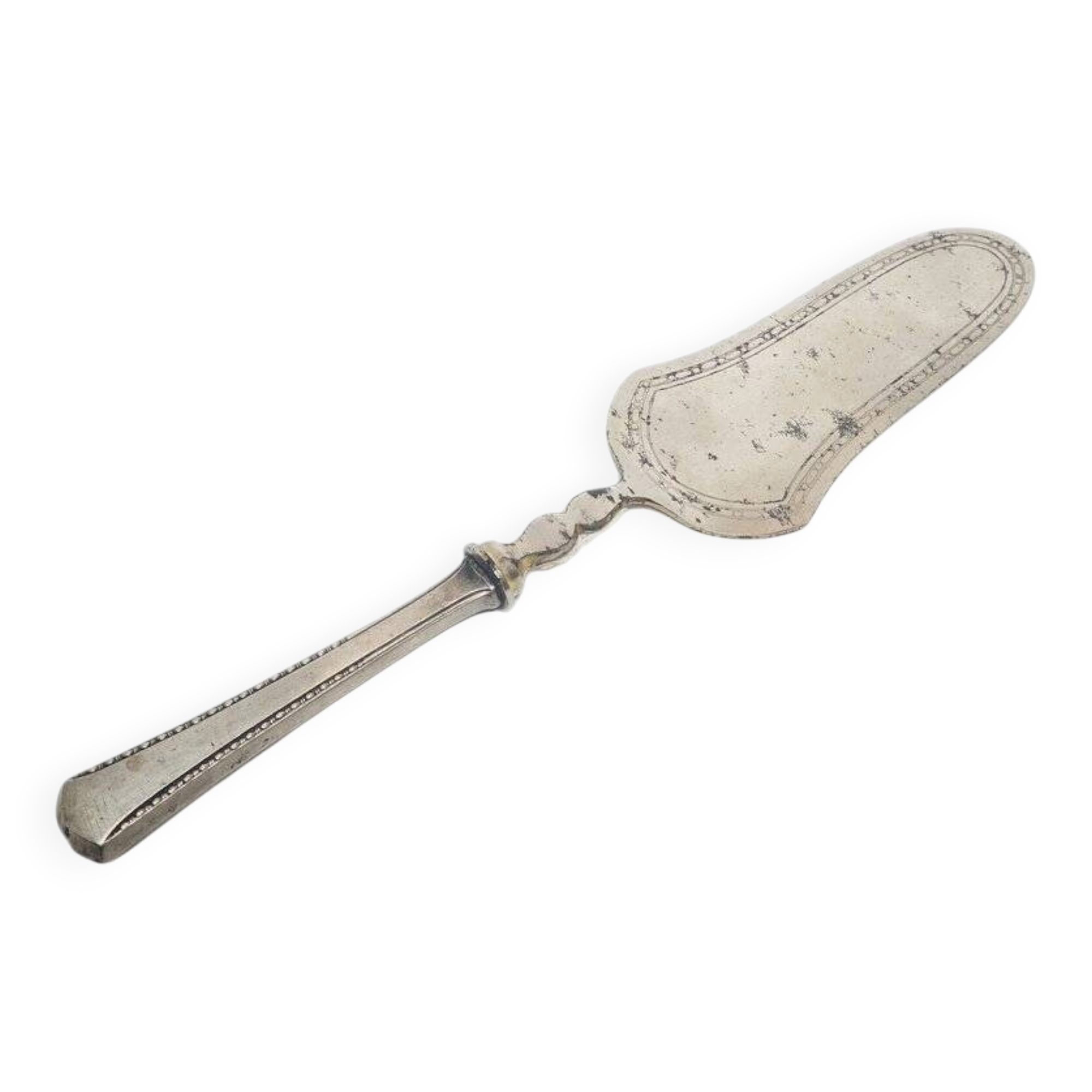 Antique silver plated cake shoulder, 1970s