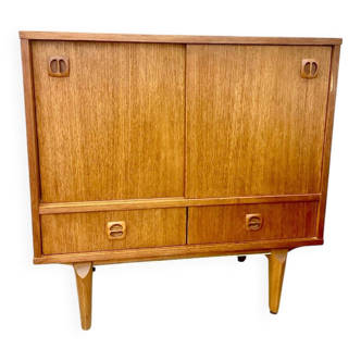 Vintage Scandinavian bar cabinet – compact sideboard from the 1960s