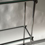 Minimalist bookshelf, Italian design 1970.