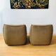 Atelier Dunlopillo vintage 2 drivers and 1 pouf
