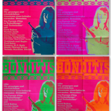 Set of 4 original posters of 1968 "Bonditis" - parody James Bond
