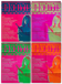 Set of 4 original posters of 1968 "Bonditis" - parody James Bond