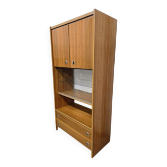 Vintage wooden display cabinet/bookcase.