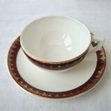 Coffee service earthenware Digoin Sarreguemines