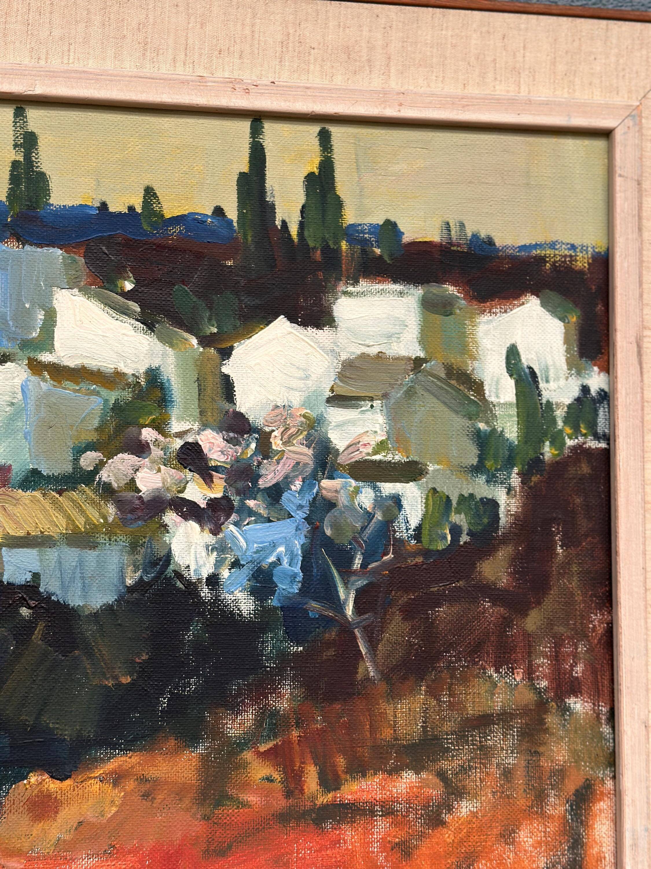 Swedish Oil on Canvas – “Almuñécar, Spain – Andalusia” by Tage Gavik