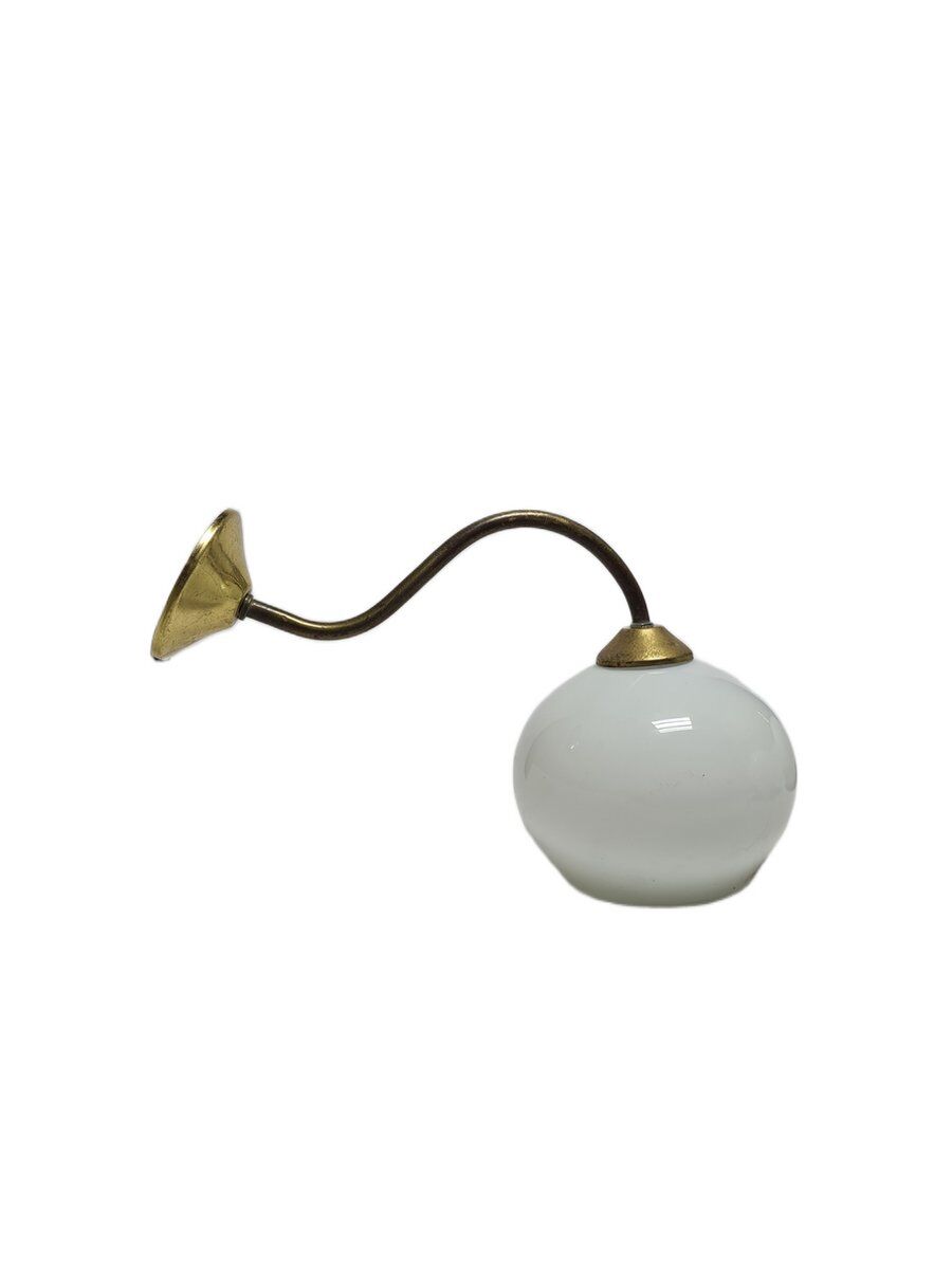 Vintage Art Deco wall lamp, Poland, 1950s