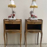 Paire de lampes Staffordshire