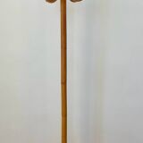 Vintage Rattan Parrot Coat Rack