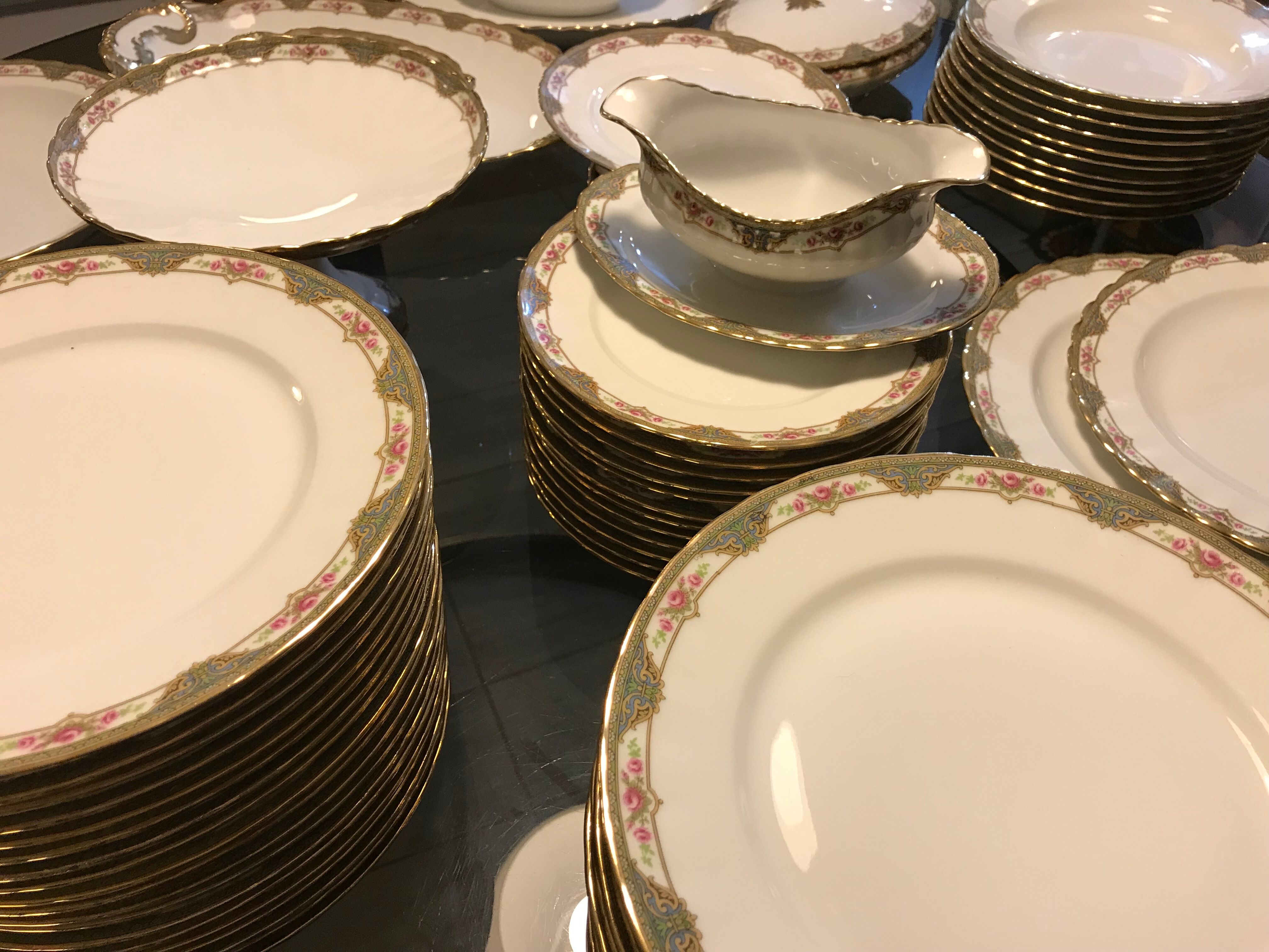 Limoges porcelain table service André François