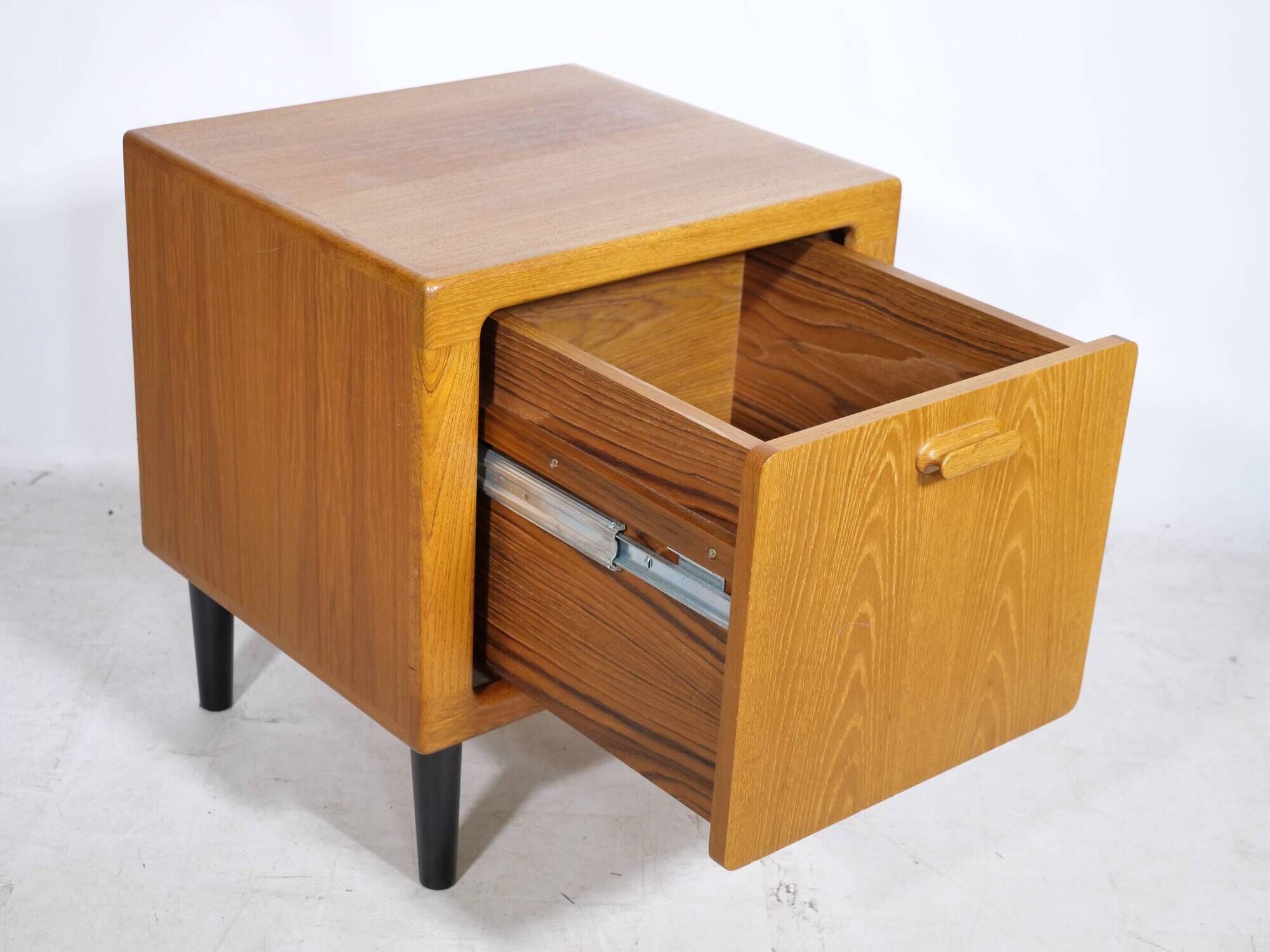 Mid Century Cube Chest of Drawers in Teak by Dyrlund, 1970s
