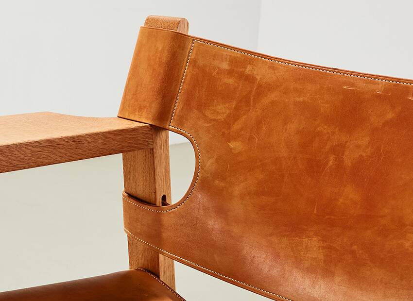 Borge Mogensen Spanish Chair for Fredericia Denmark 1958