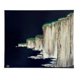 Tableau peinture acrylique « Falaises