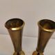 Candle holders in solid brass, by jhq (jens harald quistgaard) for his own company - dansk design