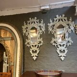 Pair C19th Continental Wall Mirrors