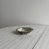 Small silver-plated butter and jam dish