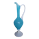 Blue opaline ewer or vase