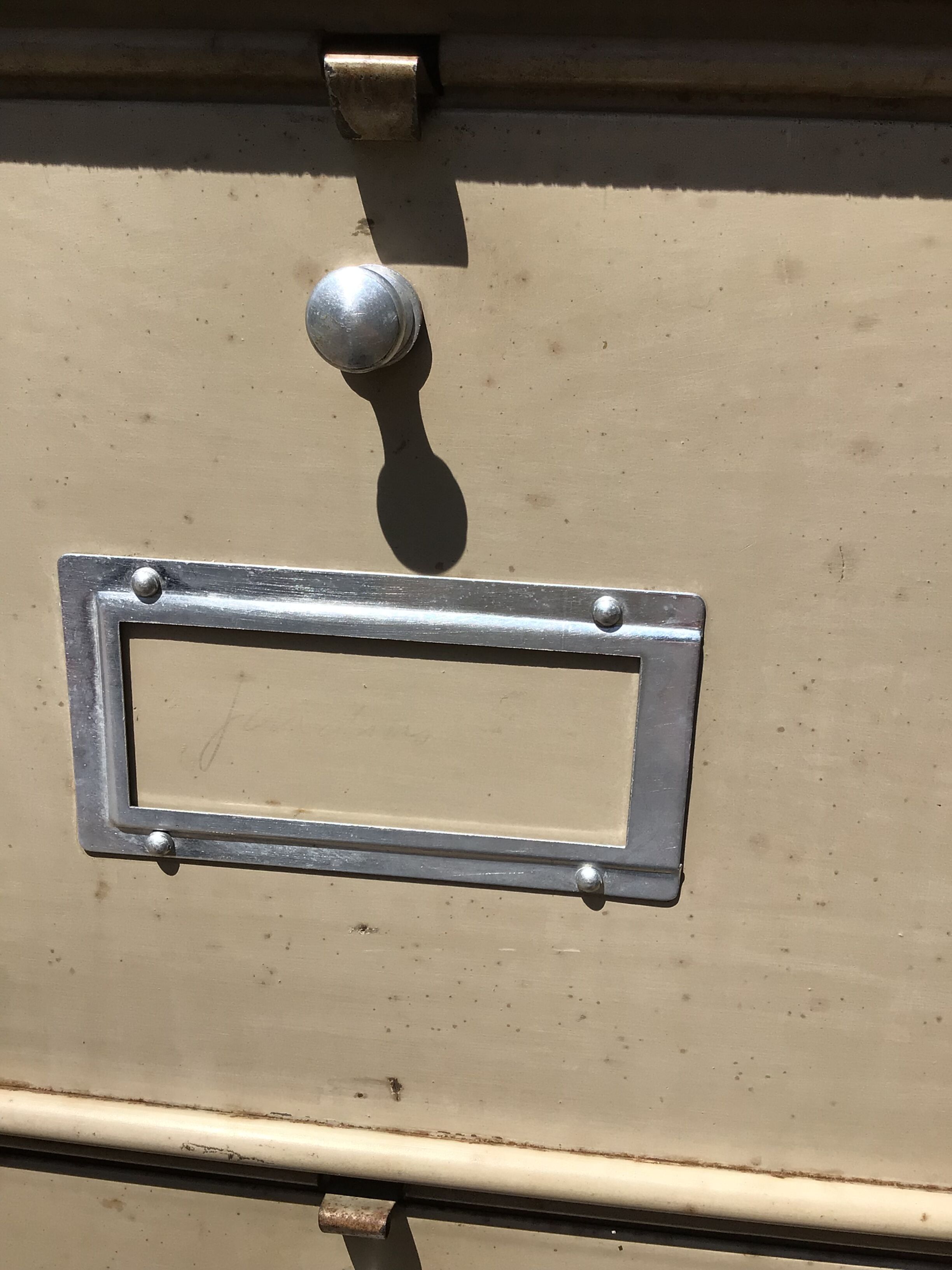 Valve cabinet Ronéo beige 5casiers