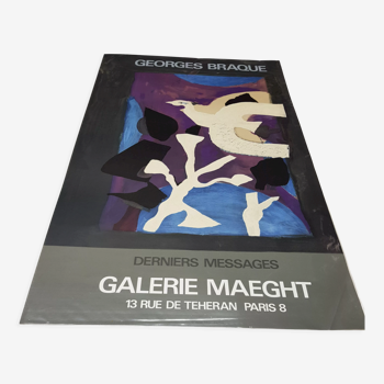 Poster exhibition Georges Braque 1967