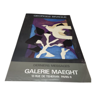 Poster exhibition Georges Braque 1967