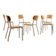 6 chaises par Gustav Hassenpflug 1960