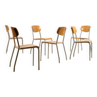 6 chaises par Gustav Hassenpflug 1960