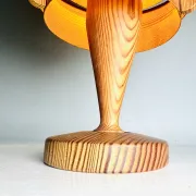 Model B-119/1 Pine Veneer Conical Table Lamp By Hans-Agne Jakobsson For Ab Markaryd, Sweden 1960S