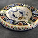Ceramic ashtray painted coat of arms saint malo 14.5 cm