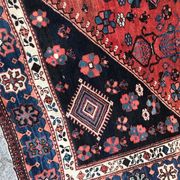 Very beautiful antique Persian carpet Malayer handmade 180x322 cm